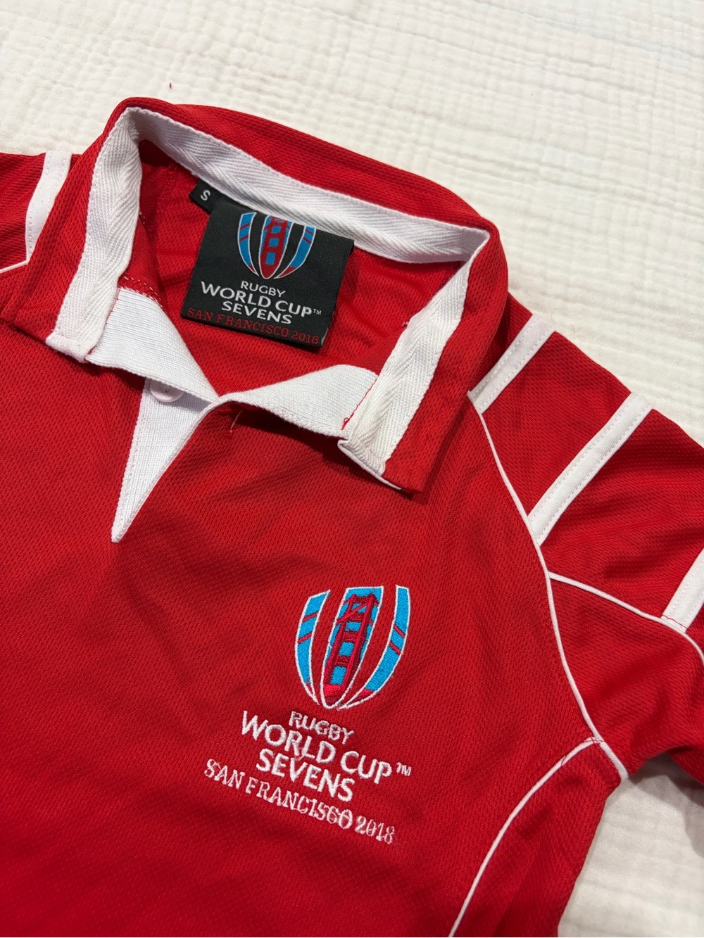 NEW Rugby World Cup Sevens San Francisco 2018 Youth Jersey Small